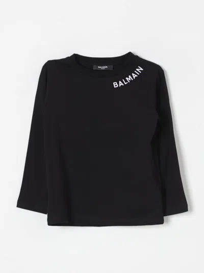 Balmain T-shirt  Kids Color Black In Schwarz