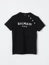 Balmain T-shirt  Kinder Farbe Schwarz In Schwarz