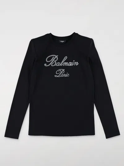 Balmain T-shirt  Kids Colour Black In Schwarz