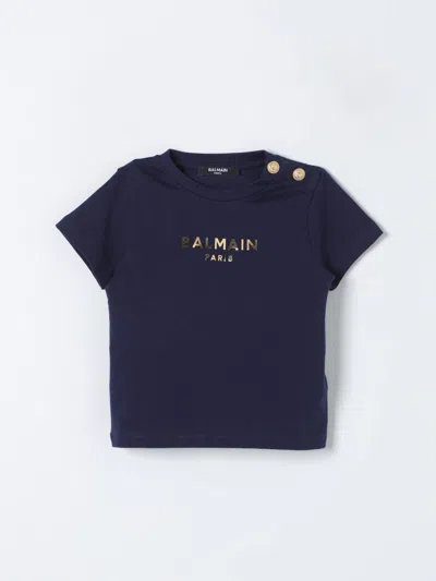 Balmain Babies' T-shirt  Kids Kids Color Blue