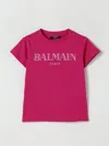 Balmain Kids' T-shirt  Kinder Farbe Fuchsia