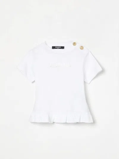 Balmain Babies' T-shirt  Kids Color Gold