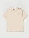Balmain T-shirt  Kids Color Nude In White