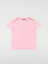 Balmain T-shirt  Kids Color Pink