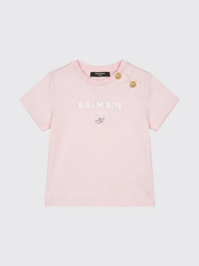 Balmain Babies' T-shirt Kids  In Pink