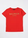Balmain T-shirt  Kids Kids Color Red