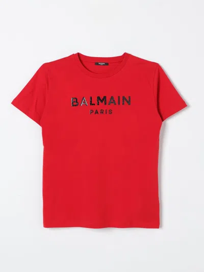 Balmain T-shirt  Kids Color Red In Rot