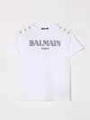 Balmain T-shirt  Kids Color White
