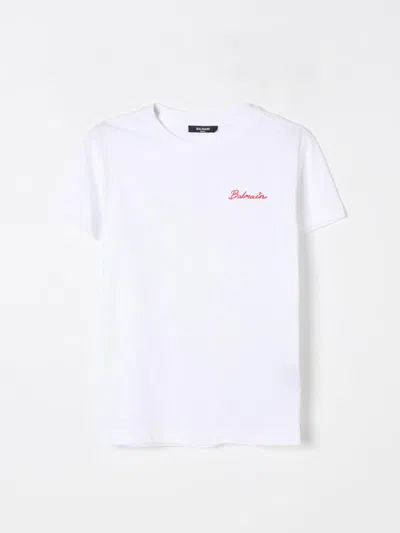 Balmain T-shirt  Kids Color White