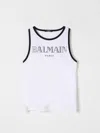 Balmain Logo-print Tank Top In White
