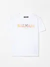 Balmain T-shirt  Kids Color White In White