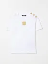 Balmain T-shirt  Kids Color White In White