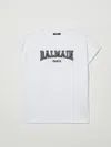 Balmain Logo Printed Cotton Jersey T-shirt