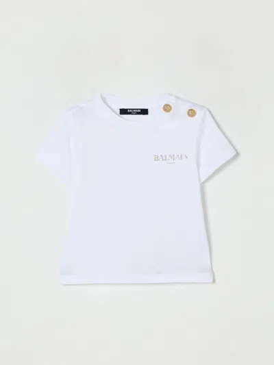 Balmain Babies' T-shirt  Kids Color White