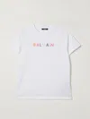 Balmain T-shirt  Kids Color White In White