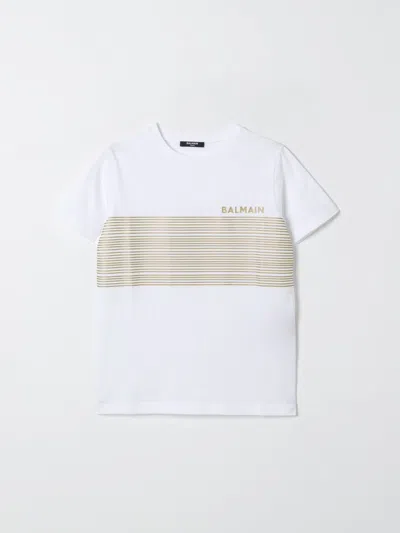 Balmain T-shirt  Kids Color White