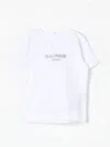 Balmain T-shirt  Kids Color White In Weiss