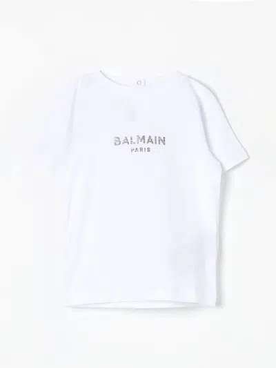 Balmain Babies' T-shirt  Kids Color White In Weiss