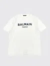 Balmain T-shirt  Kids Color White In Weiss