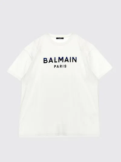 Balmain T-shirt  Kids Color White In Weiss