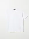 Balmain T-shirt  Kids Color White In Weiss