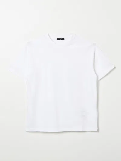 Balmain T-shirt  Kids Color White In Weiss