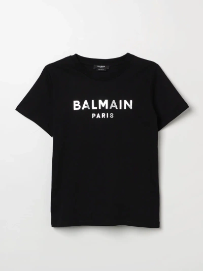 Balmain T-shirt  Kids Kids Color Black In Black