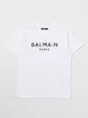 Balmain T-shirt  Kids Kids Color White 1 In Ne