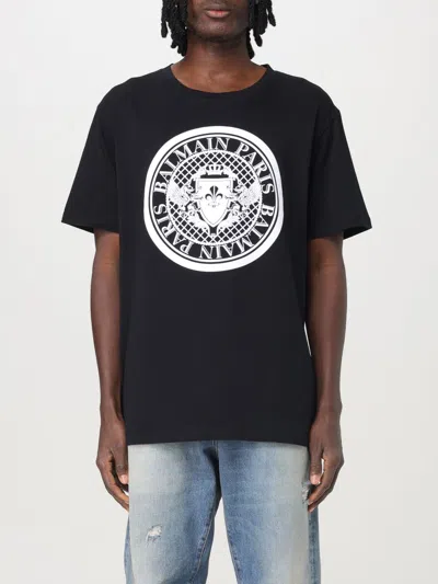 BALMAIN T-SHIRT BALMAIN MEN COLOR BLACK,420937002