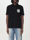 Balmain 'coin' Polo Shirt With Polo Collar In Schwarz