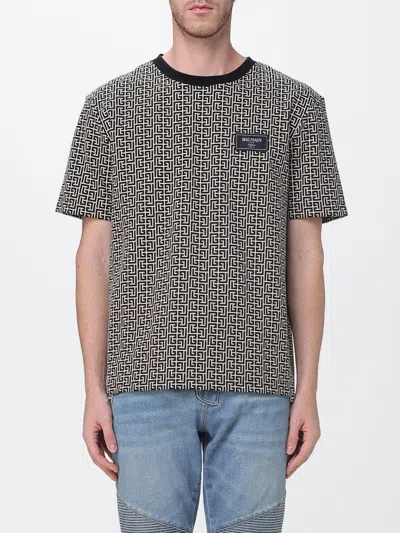 BALMAIN T-SHIRT BALMAIN MEN COLOR GREY,H22518020