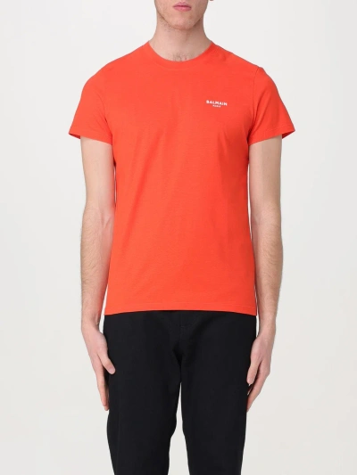 Balmain T-shirt  Men Colour Red