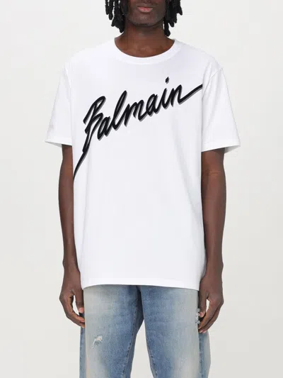 Balmain T-shirt  Men Color White In Weiss
