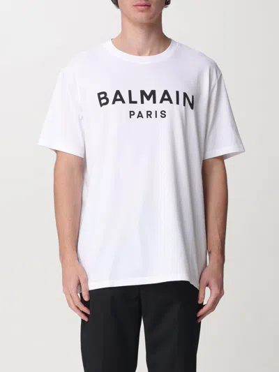 Balmain T-shirt  Men Color White In Weiss