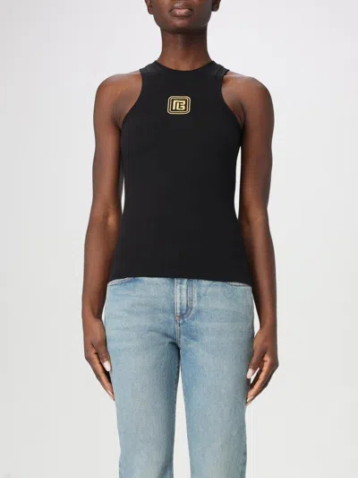 BALMAIN T-SHIRT BALMAIN WOMAN COLOR BLACK,G46847002