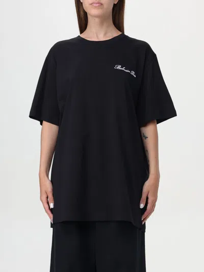 Balmain T-shirt  Woman Color Black In 黑色