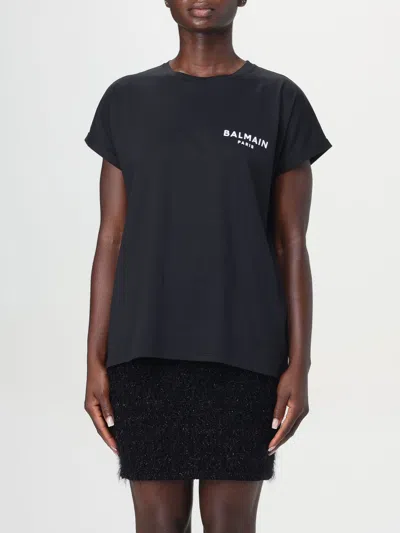 Balmain T-shirt  Damen Farbe Schwarz In Schwarz
