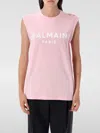 Balmain T Shirts And Polos Pink In Pink