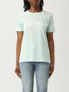 Balmain T-shirt  Woman Color Water In Blue