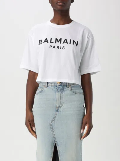 BALMAIN T-SHIRT BALMAIN WOMAN COLOR WHITE,G46845001