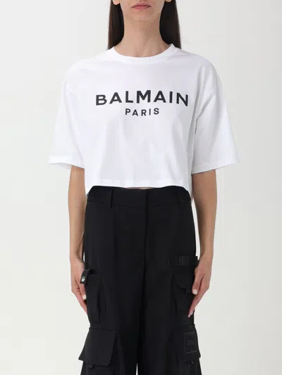 BALMAIN T恤 BALMAIN 女士 颜色 白色,F15206001