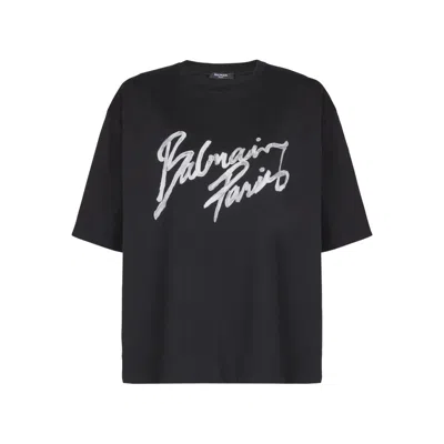 Balmain T-shirt In Black