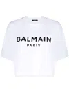 Balmain T-shirt Corta In White