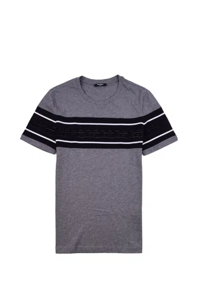 Balmain T-shirt In Grey