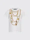 Balmain Chain-print T-shirt In White