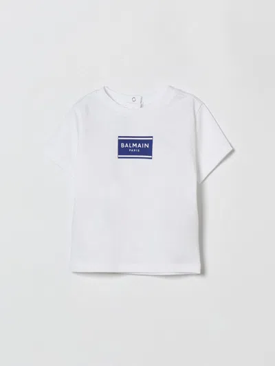 Balmain Babies' T-shirt Kids  In White