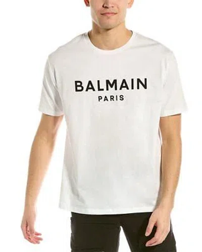 Pre-owned Balmain T-shirt Men's In White