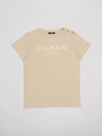 Balmain Kids' T-shirt T-shirt In Crema