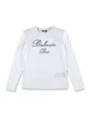 Balmain T-shirt In White/silver