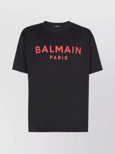 Balmain Paris Logo-print T-shirt In Black